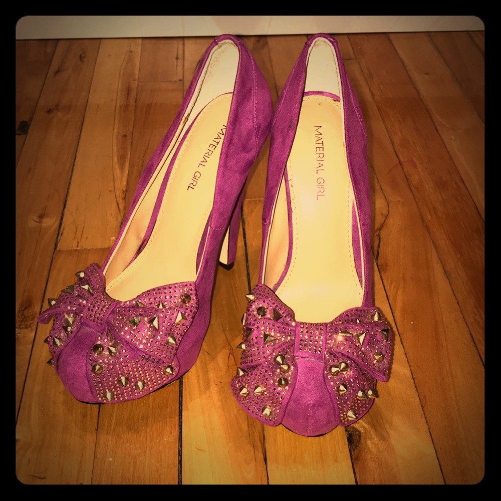 Stunning purplish high heels size 38!